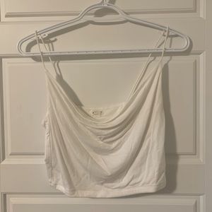 Garage Cowl Neck Crop Top